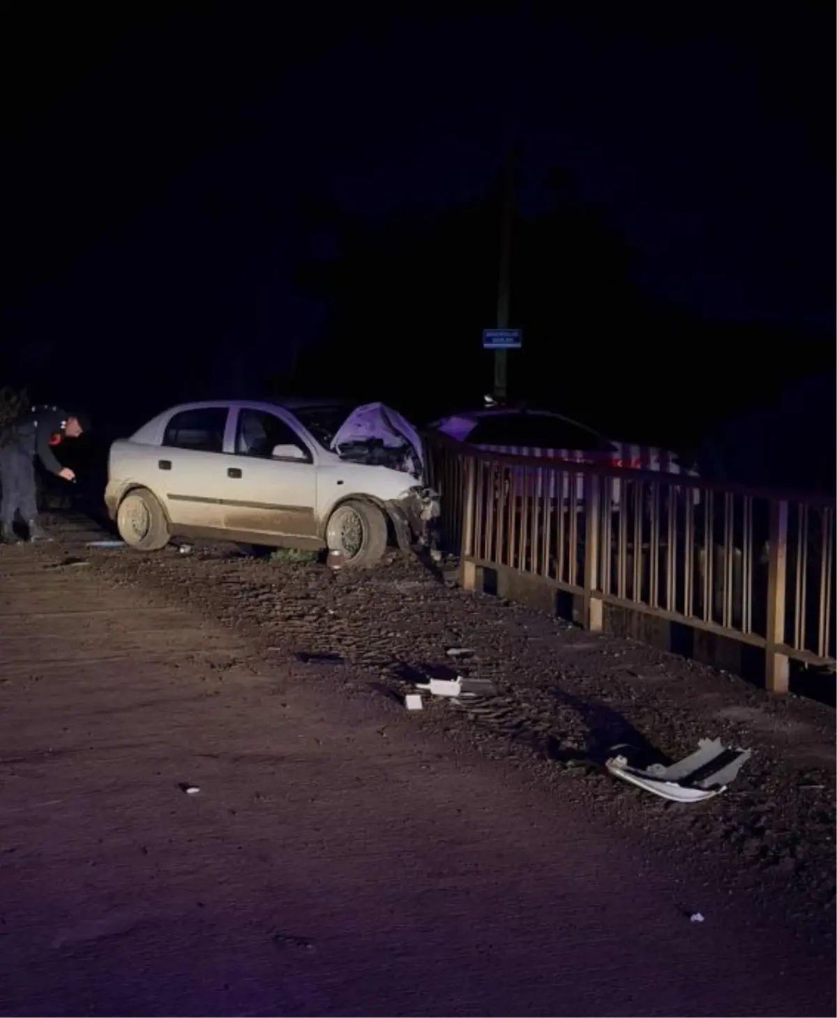 Bafra’da Köprü Korkuluğuna Çarpan Araç Sürücüsü Tekin Yıldırım Hayatını Kaybetti