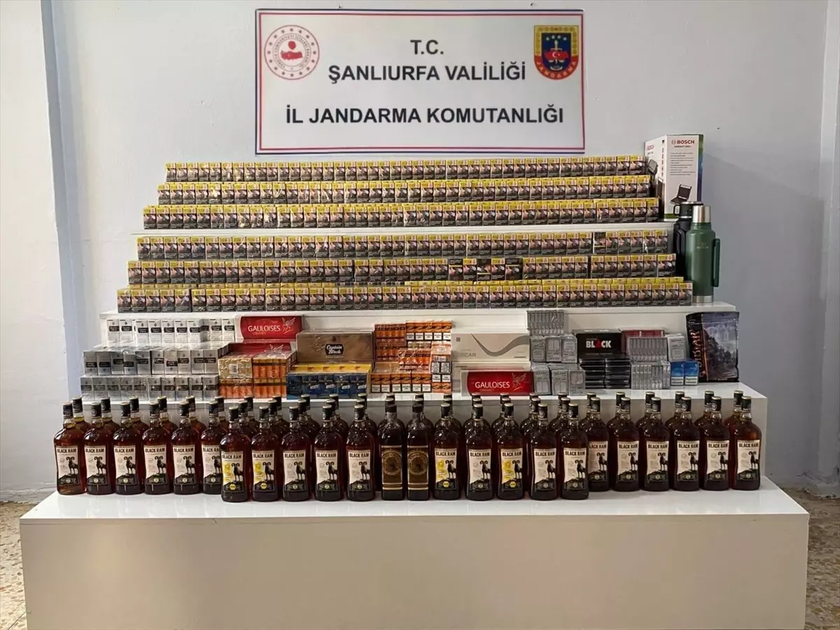 Şanlıurfa'da Gümrük Kaçakçılığı Operasyonu: 62 Şüpheli Gözaltında