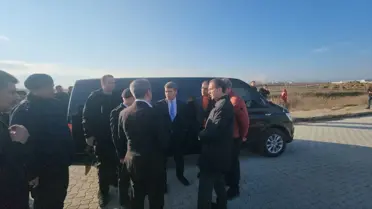 Biyogaz tesisinde çalışan işçiler