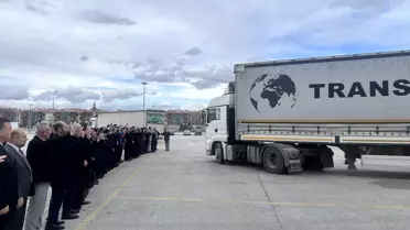 Konya'dan Gazze'ye 15 Tır Insani Yardım: 10 Bin Gıda Kolisi Yola Çıktı