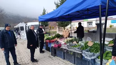 Laçin Pazarı yeniden açılış anı