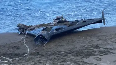 İHA parçalarının detaylı görüntüsü