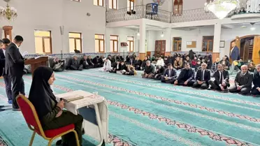 Şemdinli'de Kur'an ve Ezan Okuma Yarışması Finali Coşku Yarattı