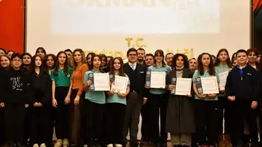 Tekirdağ Orman Sergisi'nde Öğrencilere Çevre Bilinci Belgesi Verildi