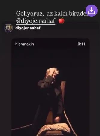 Kanbolat Görkem Arslan’ın son sosyal medya paylaşım ekran görüntüsü