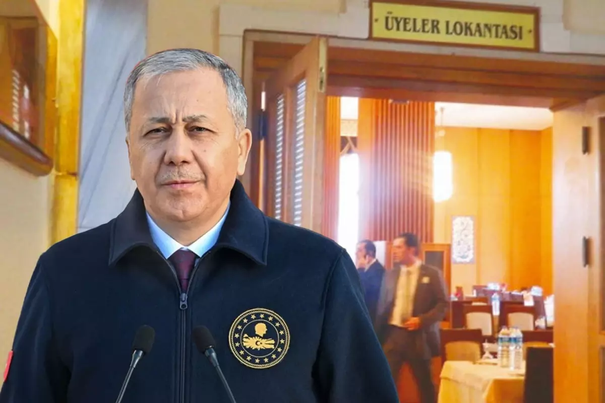 Ali Yerlikaya Meclis yemek odasında