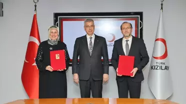 Kızılay ve Sağlık Bakanlığı işbirliği görseli