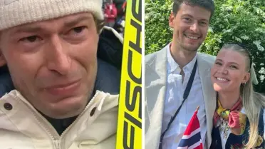 Sturla Lægreid yarış sonrası röportajda