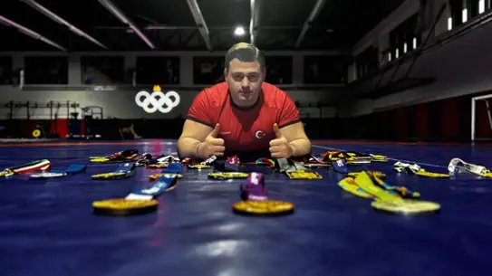 Rıza Kayaalp müsabakada