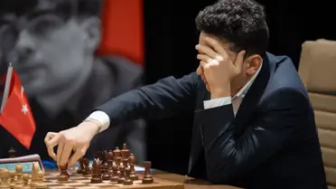 Maçın kritik anlarından bir kare