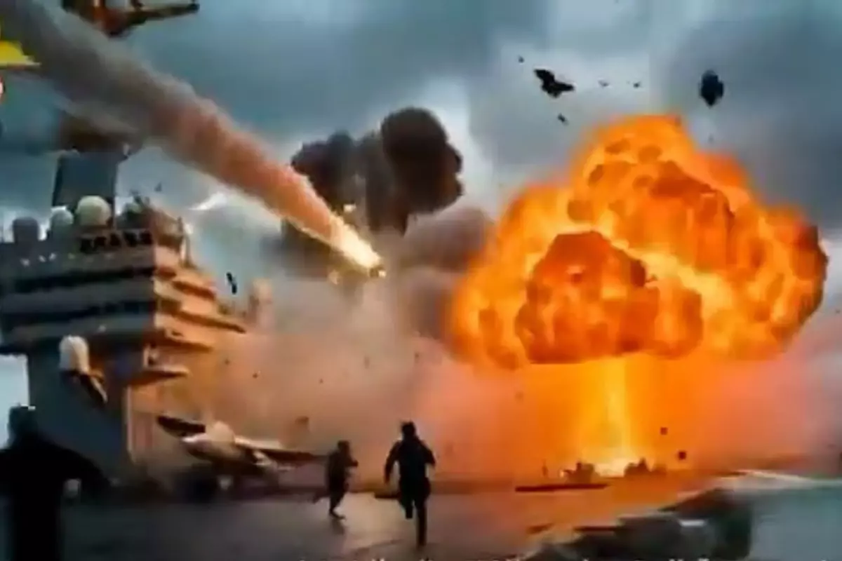 İran'dan Yapay Zeka Destekli Propaganda: ABD'nin Savaş Gemileri Görüntüde Yok Edildi