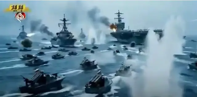 IRGC'nin deniz savunma simülasyonu