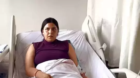 Lazer epilasyon cihazı ve operasyon sonrası fotoğraf