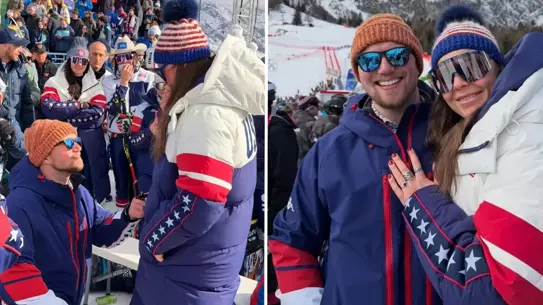 Kış Olimpiyatları'nda Romantik An: Breezy Johnson'a Sürpriz Nişan Teklifi