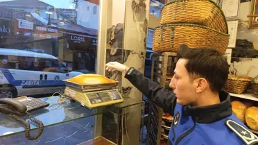 Denetim yapılan fırın ve kasapların fotoğrafı