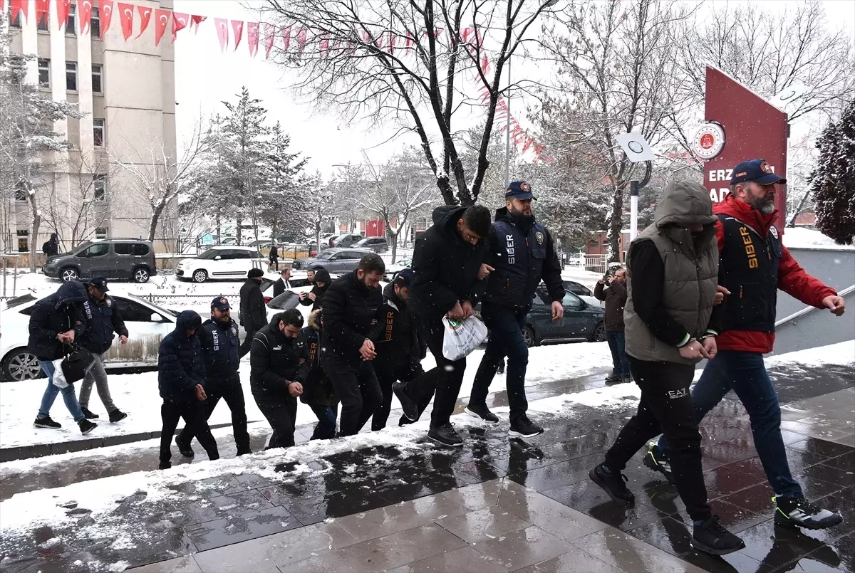 Erzurum'da Siber Dolandırıcılık Operasyonu: 68 Şüpheli Tutuklandı, 2 Milyar Lira Şebeke Çökertildi
