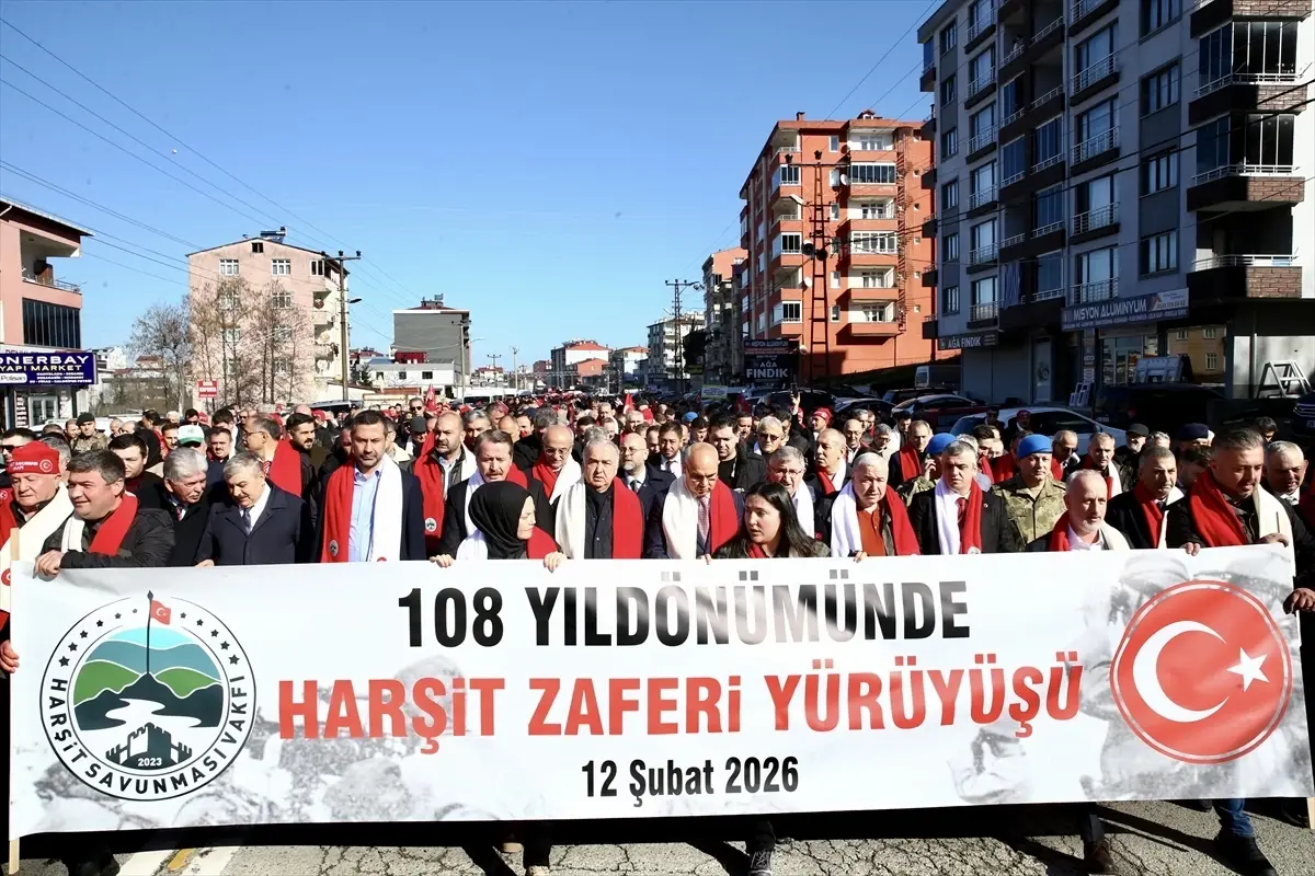 Harşit Zaferi 108. Yıldönümünde Tirebolu’da Şehit Anma Yürüyüşü