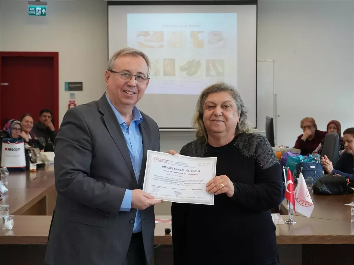 Tekirdağ’da Diyabet Okulu Mezunlarına Sertifika Dağıtımı Gerçekleşti