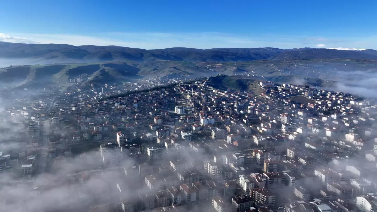 Erbaa’da Sabah Sisinin Büyüleyici Drone Görüntüleri