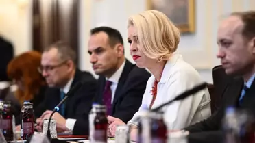 Görüşmeden bir kare: Bakan Gürlek ve Zupancic