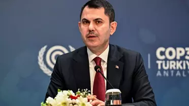 Bakan Kurum ve UNFCCC temsilcisi Stiell ortak basın toplantısında