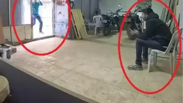 Patlama anı kamerada