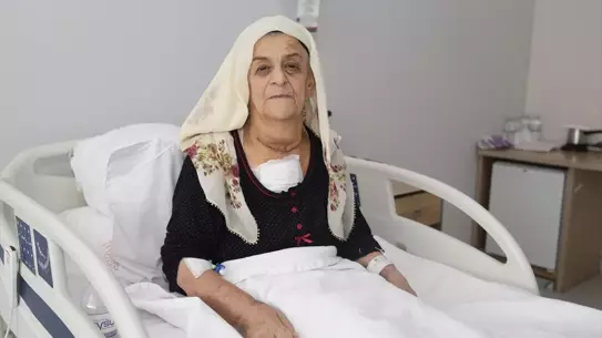 Ameliyat sonrası hastanın kontrol fotoğrafı