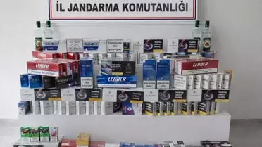 Operasyonda Ele Geçirilen Kaçak Mallar