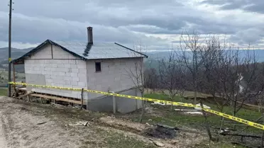 Heyelan bölgesinin yakın çekimi