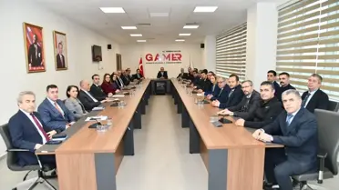 Toplantı sırasında çekilmiş fotoğraf