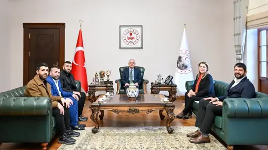 Toplantı anından bir fotoğraf