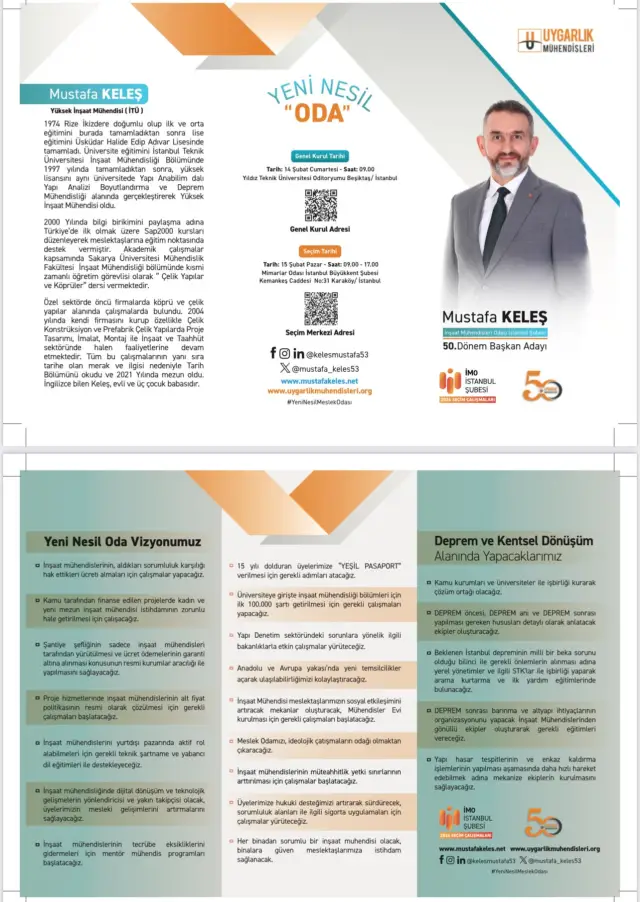 Toplantı sırasında Mustafa Keleş