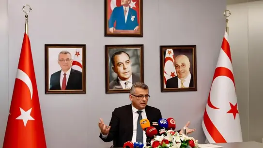 Görüşme anından bir kare