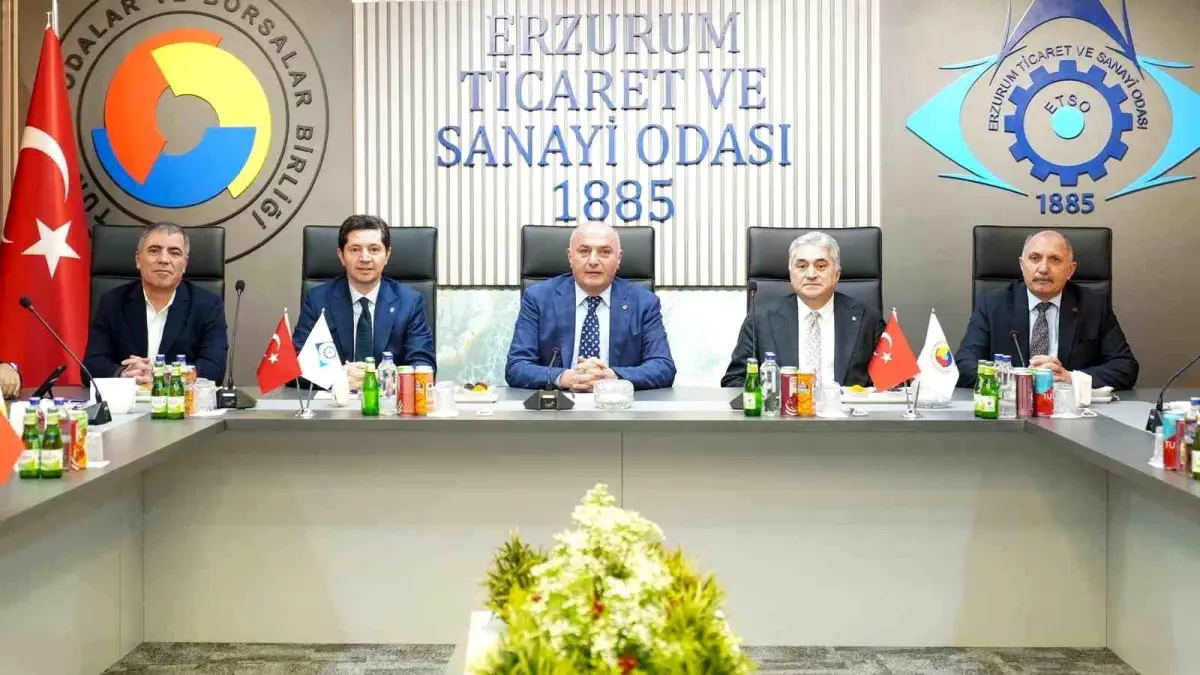 ERKON ve ETSO: Erzurum'un Ekonomik Potansiyeli Üzerine Stratejik Görüşmeler