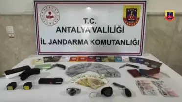 Jandarma operasyonu sırasında çekilen görüntüler