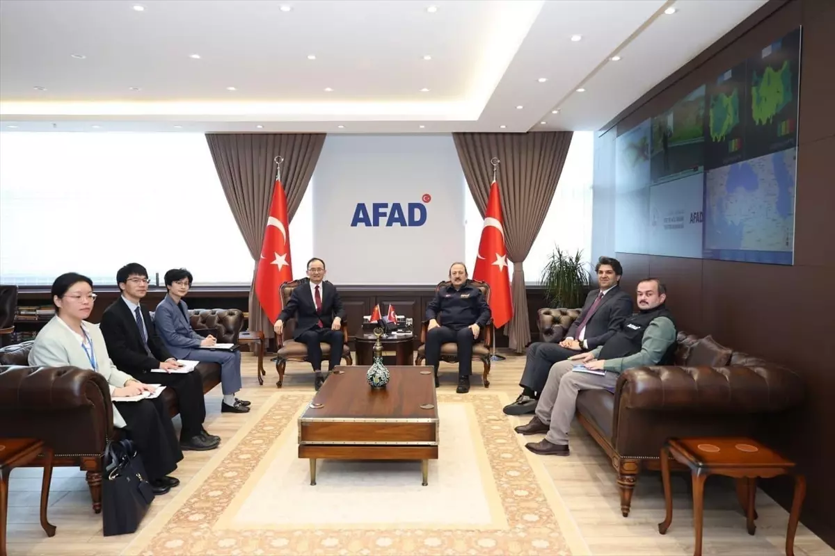 AFAD Başkanı Pehlivan, Çin Büyükelçisi ile Ankara’da İş Birliği Görüşmeleri Yaptı