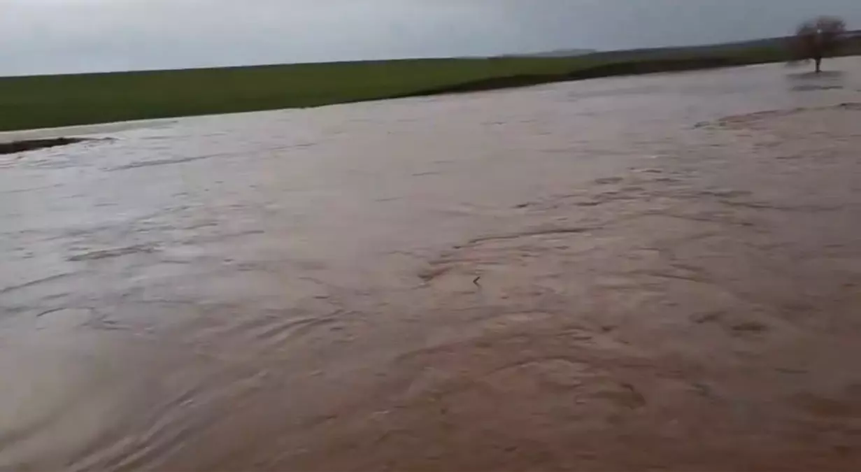 Diyarbakır’da Şiddetli Yağış Sonrası Köprü Sular Altında Kaldı