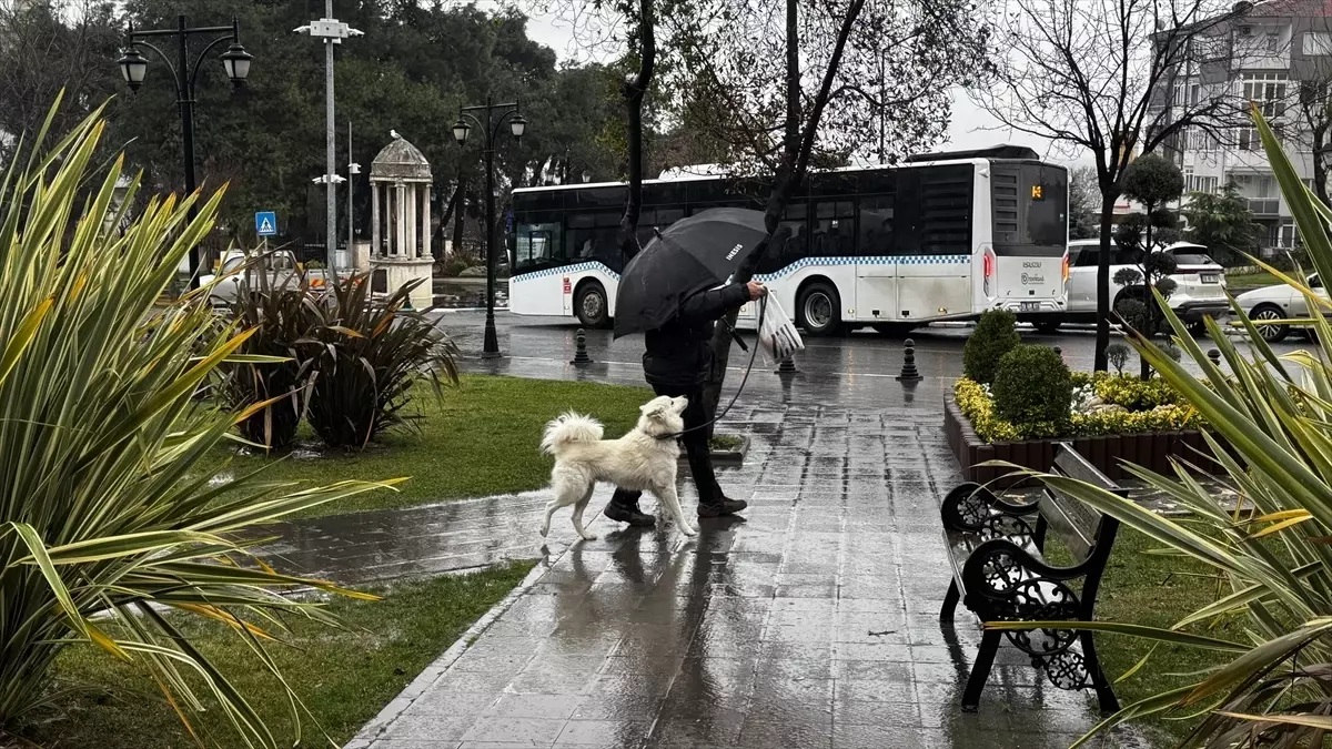 Trakya’da sağanak yağış sonrası su birikintileri