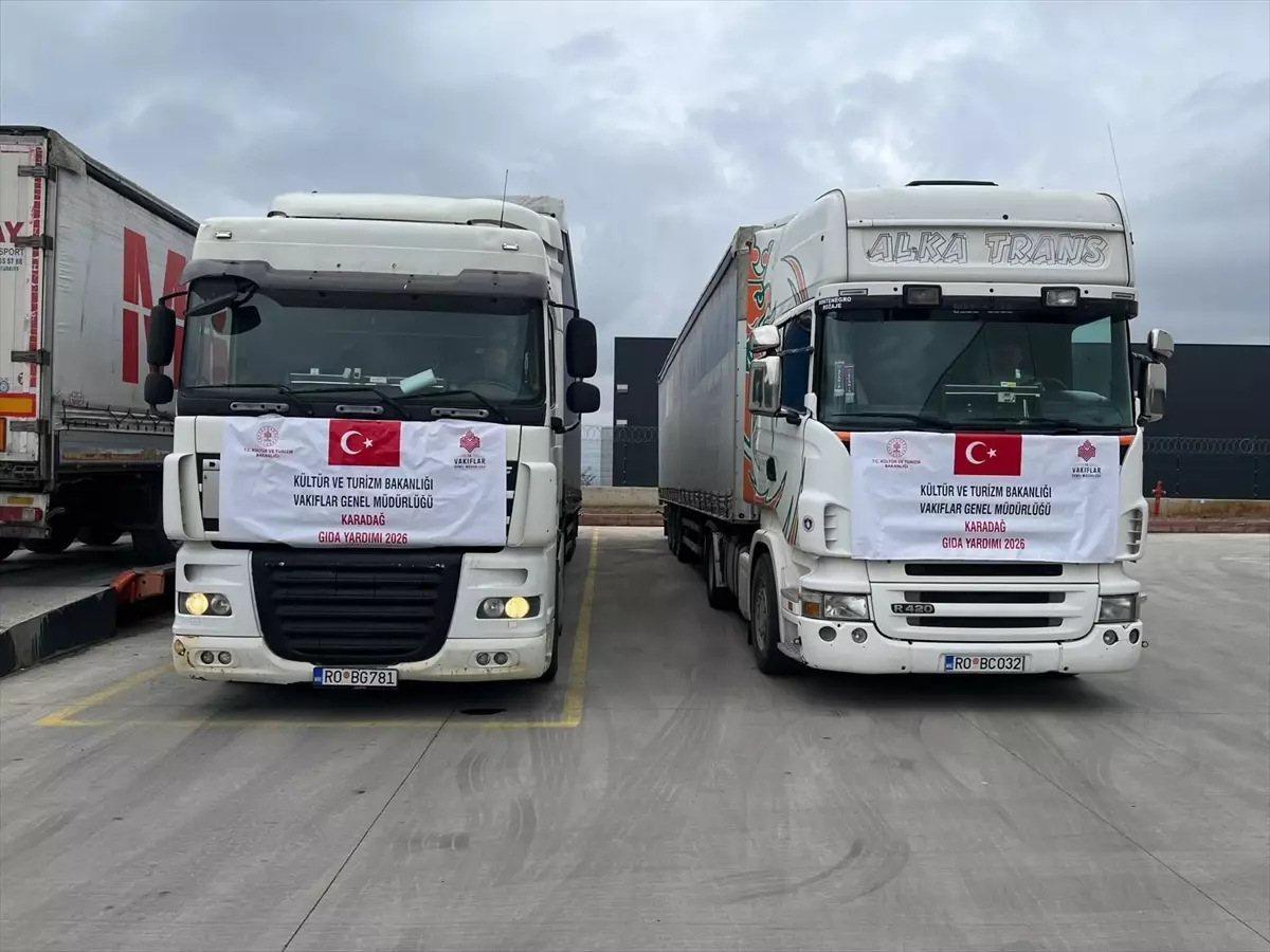 Kültür Bakanlığı'ndan Bosna-Hersek ve Karadağ'a 9 Bin Gıda Kolisi Gönderildi
