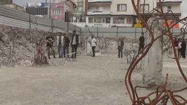 Furkan Apartmanı yıkım sahası