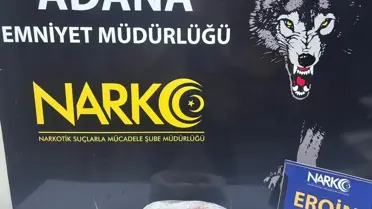 Adana’da 814 Gram Eroin Ele Geçirildi, Şüpheli Gözaltına Alındı