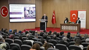 Seminerde kullanılan sunum slaytı