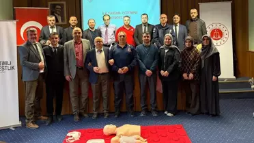 AFAD eğitmenleri Boyabat'ta uygulamalı eğitim veriyor