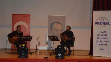 Havza’da PROGEL’in Duygusal Şarkı Konseri Büyüledi