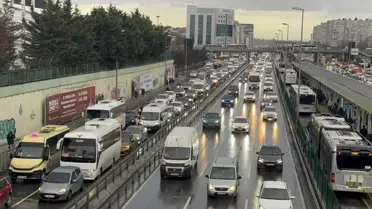 İstanbul’da trafik yoğunluk haritası