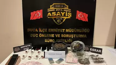 Operasyon sırasında polis ekiplerinin çalışma anı
