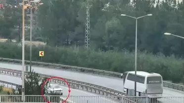 Dron tarafından tespit edilen kaçak sürücü