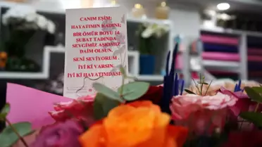 Renkli orkide buketi