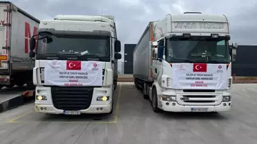 Yardım tırları Bosna-Hersek ve Karadağ'a doğru yola çıktı