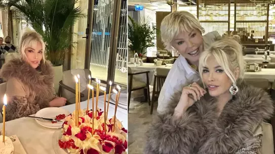 Ajda Pekkan 80. yaş gününden bir kare